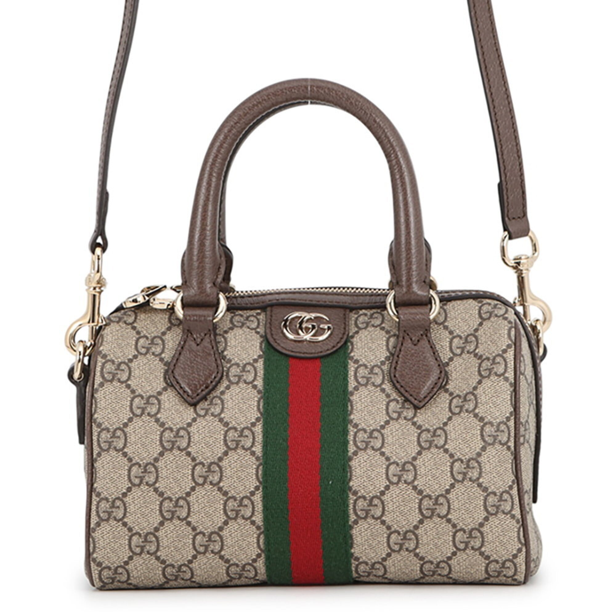 Gucci Ophidia Boston Bag Small GG Supreme 772053 GUCCI Handbag 2-way Shoulder — Like New