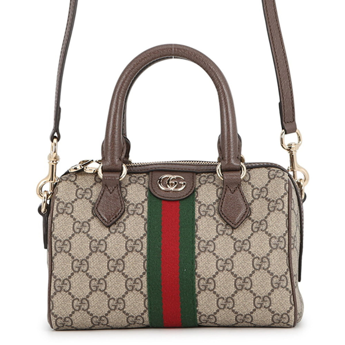 Gucci Ophidia Boston Bag Small GG Supreme 772053 GUCCI Handbag 2-way Shoulder — Like New
