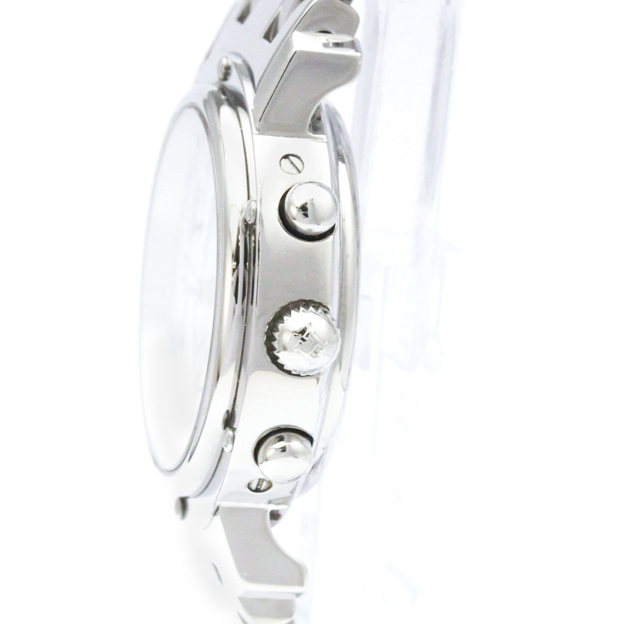HERMES Clipper Chronograph Steel Quartz Ladies Watch CL1.310 Polished — Very Good