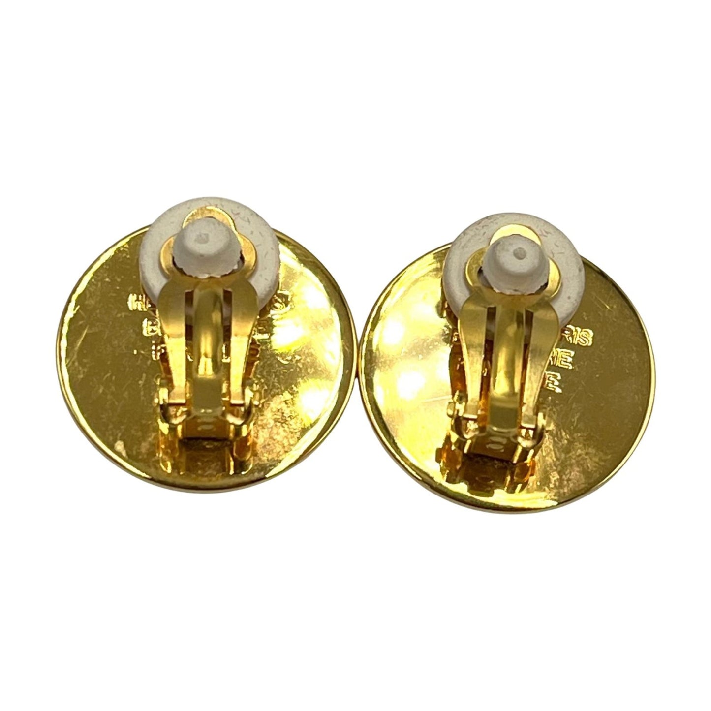 Hermes HERMES Serie Metal Earrings for Women