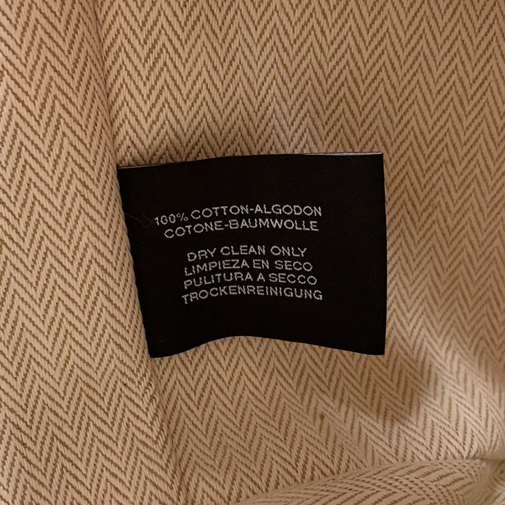 Hermes handbag pouch Bride à Black GM Orange Feu canvas HERMES — Like New