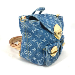 LOUIS VUITTON M46836 New LV Remix Venice Backpack Monogram Denim Women's Blue — New - Store Return
