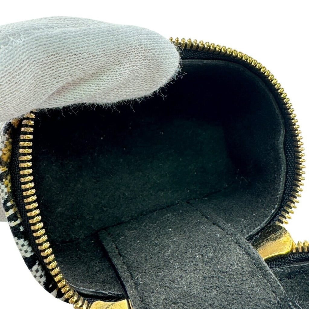 LOUIS VUITTON M00351 Porte Clé Vanity Bag Charm SINCE 1854 Black Women's