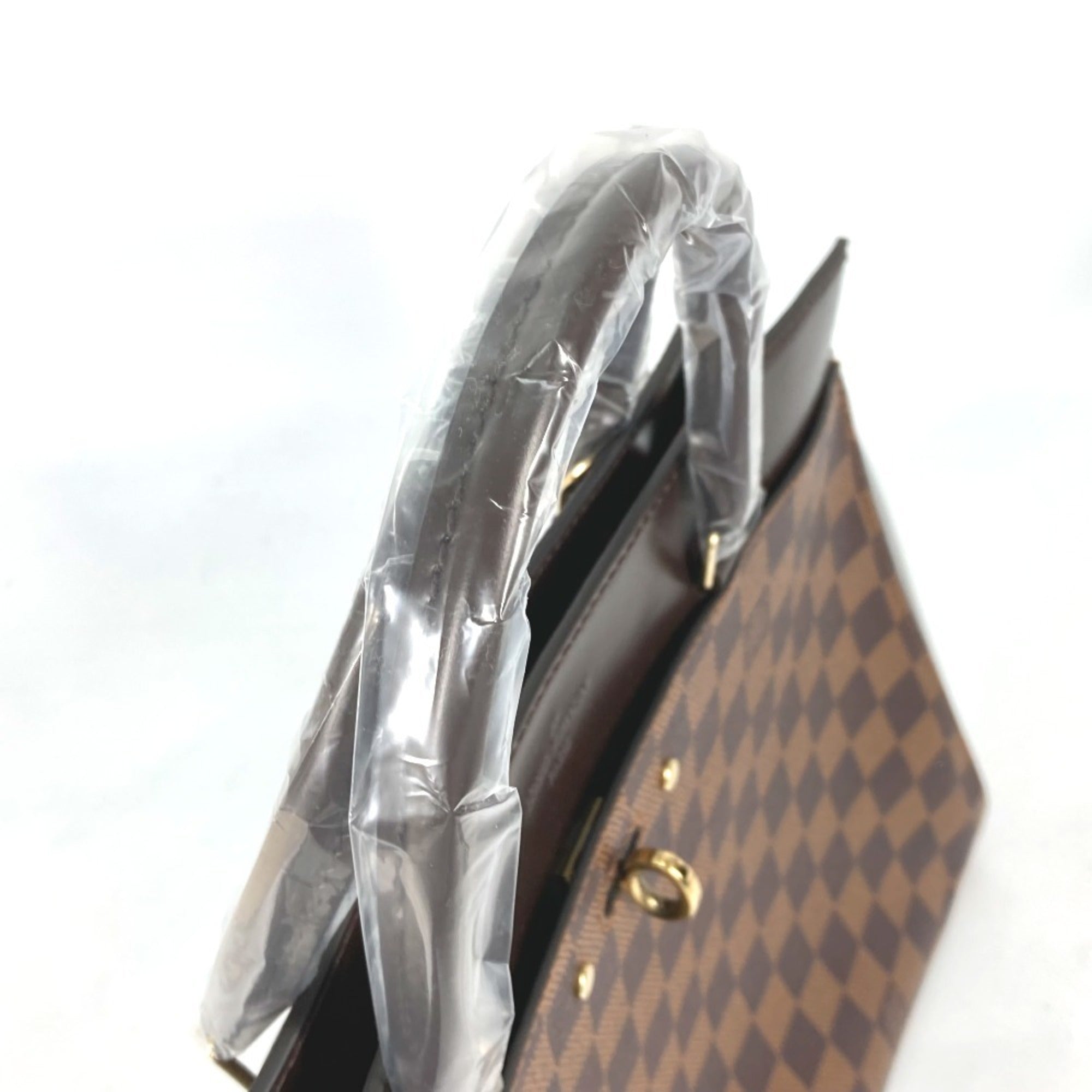 LOUIS VUITTON N41150 Damier Rivoli MM Shoulder Bag Tote Handbag Canvas Women's Ebene Brown — Like New