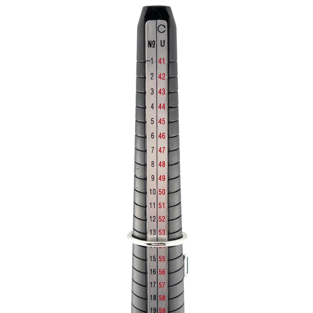 HERMES Amulette Constance Ring, AG925, 2020 model, Silver, Size 54, Made in France, Weight: 6.8g, Women's — Like New