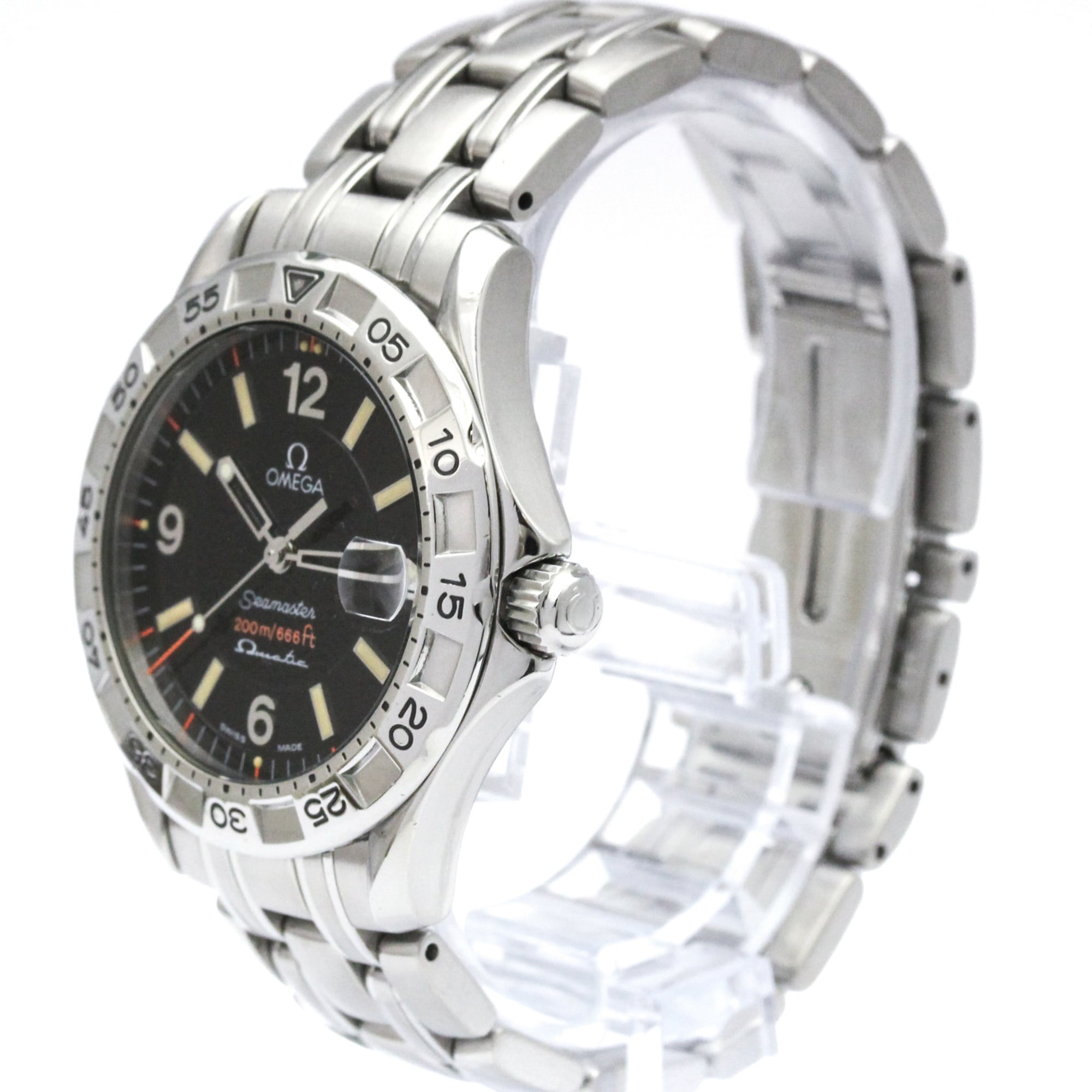 OMEGA Seamaster 200M Omegamatic Auto Quartz Mens Watch 2514.50 Polished — Very Good