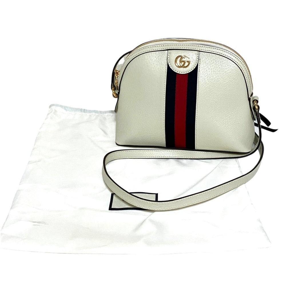 GUCCI GG Marmont Ophidia Sherry Line Shoulder Bag 719881 Off-White Women's — New - Store Return