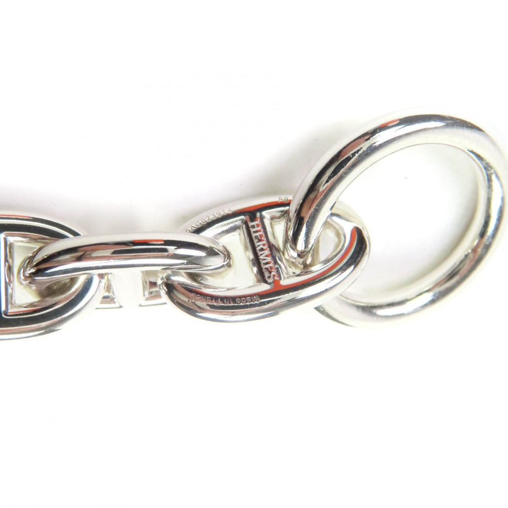 HERMES Chaine d'Ancre MM 925 14-link bracelet, silver, with box, made in France, weight 54.87g, for women — Like New