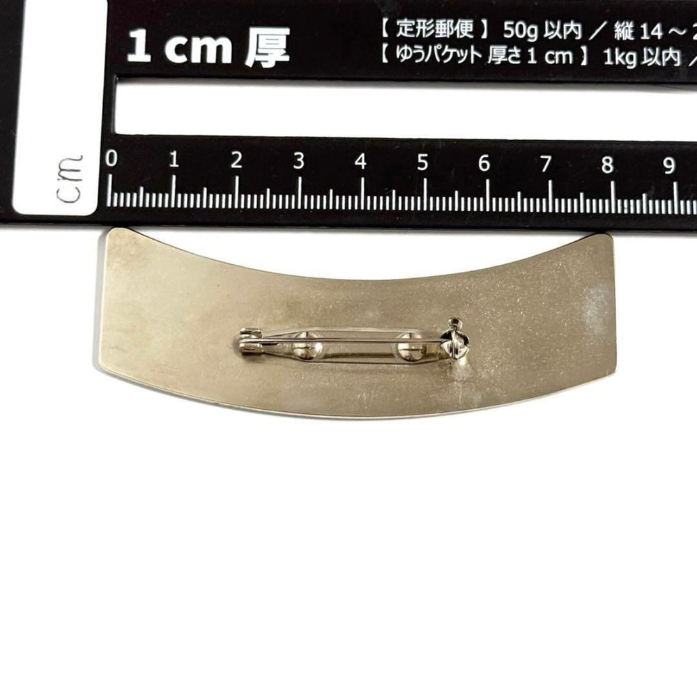 Celine Men's Women's Brooch Pin Badge Logo Blue — Like New