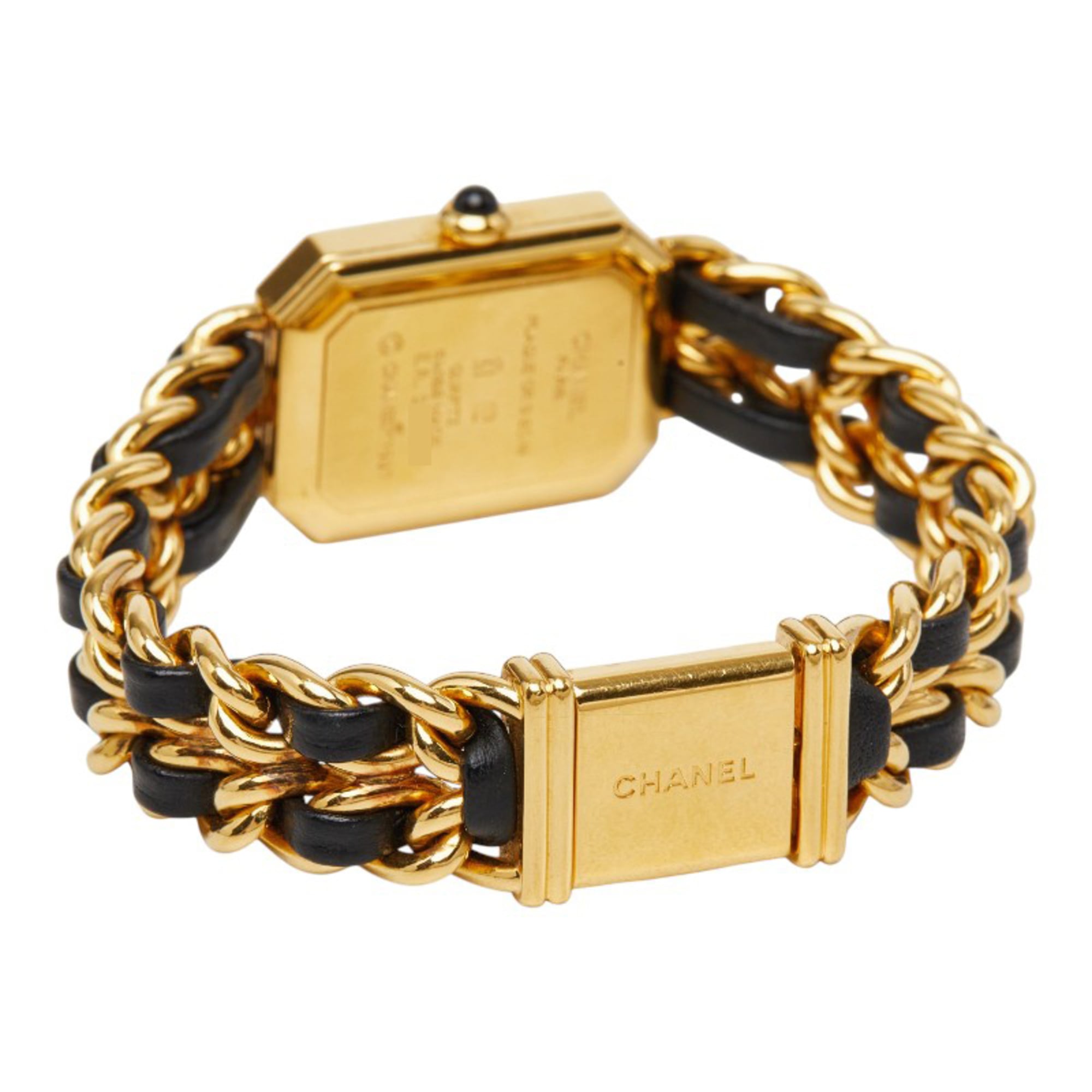 Chanel Première M Watch H0001 Quartz Black Dial Plated Leather Onyx Women's CHANEL — Good