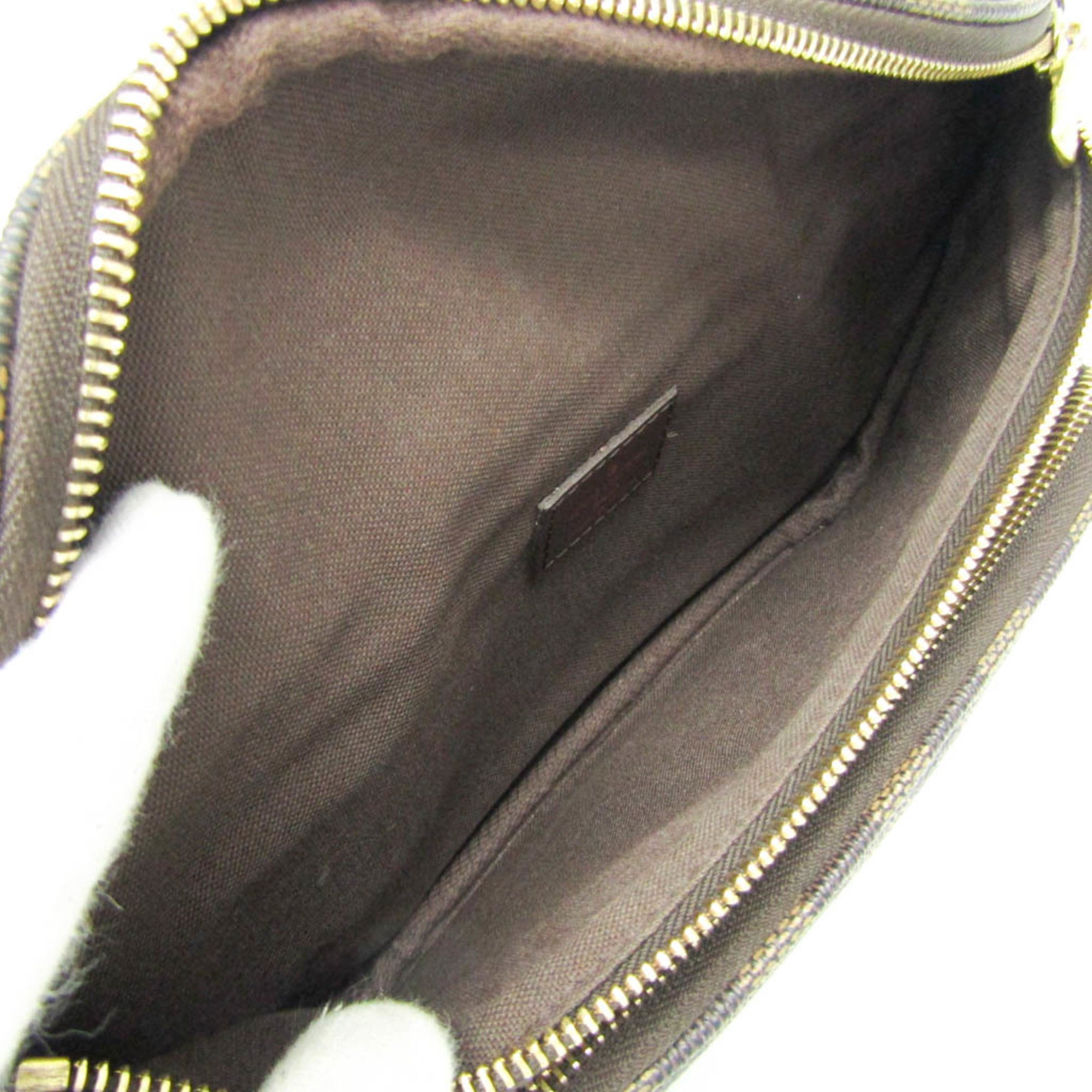 Louis Vuitton Damier Bumbag Melwil N51172 Men,Women Fanny Pack Ebene — Like New