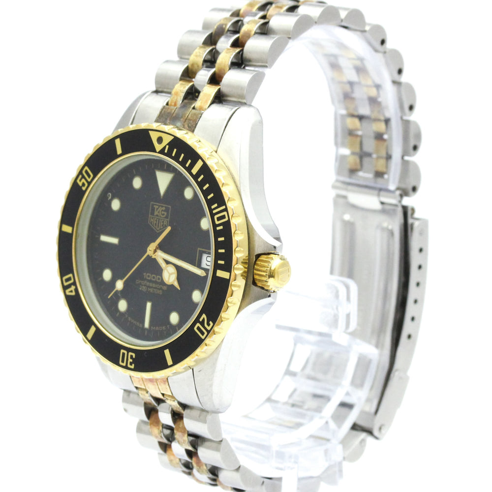 TAG HEUER 1000 Professional Gold Plated Steel Watch 980.020B — Good