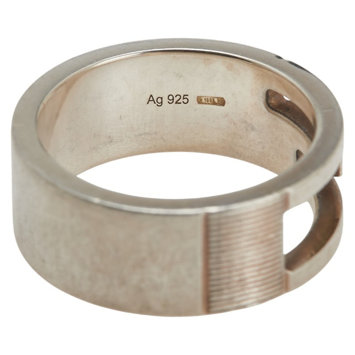 Gucci Branded G Ring #14 SV925 Silver Men's GUCCI