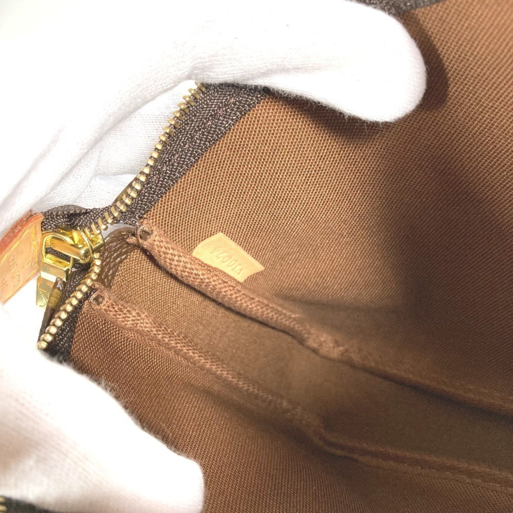 LOUIS VUITTON M51981 Monogram Panda Pochette Accessoires by Takashi Murakami. Accessory pouch, handbag, shoulder bag, canvas, women's, brown, like new — Like New