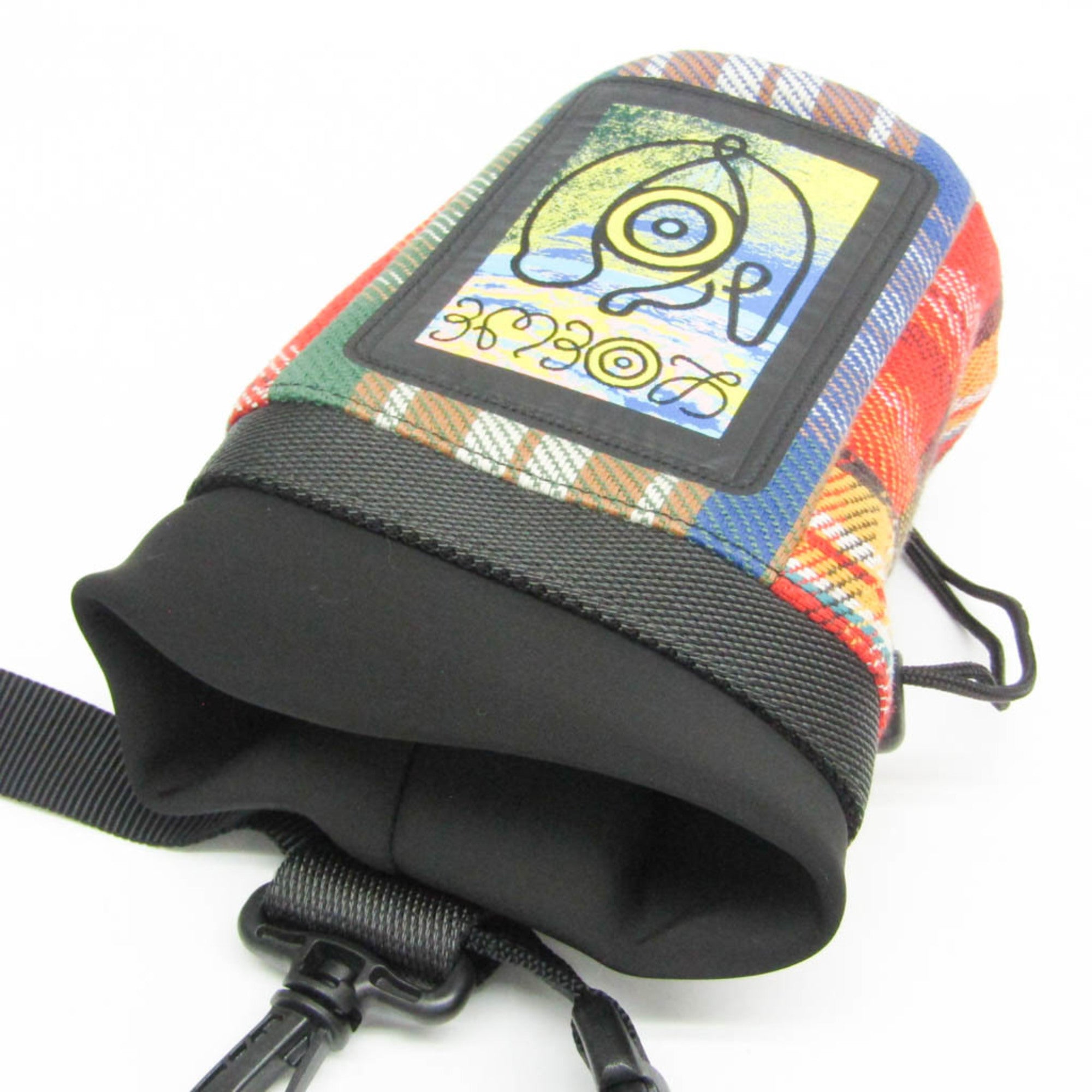 Loewe I Loewe Nature Chalk Bag Men,Women Cotton,Nylon Pouch,Shoulder Bag Black,Red Color — Like New