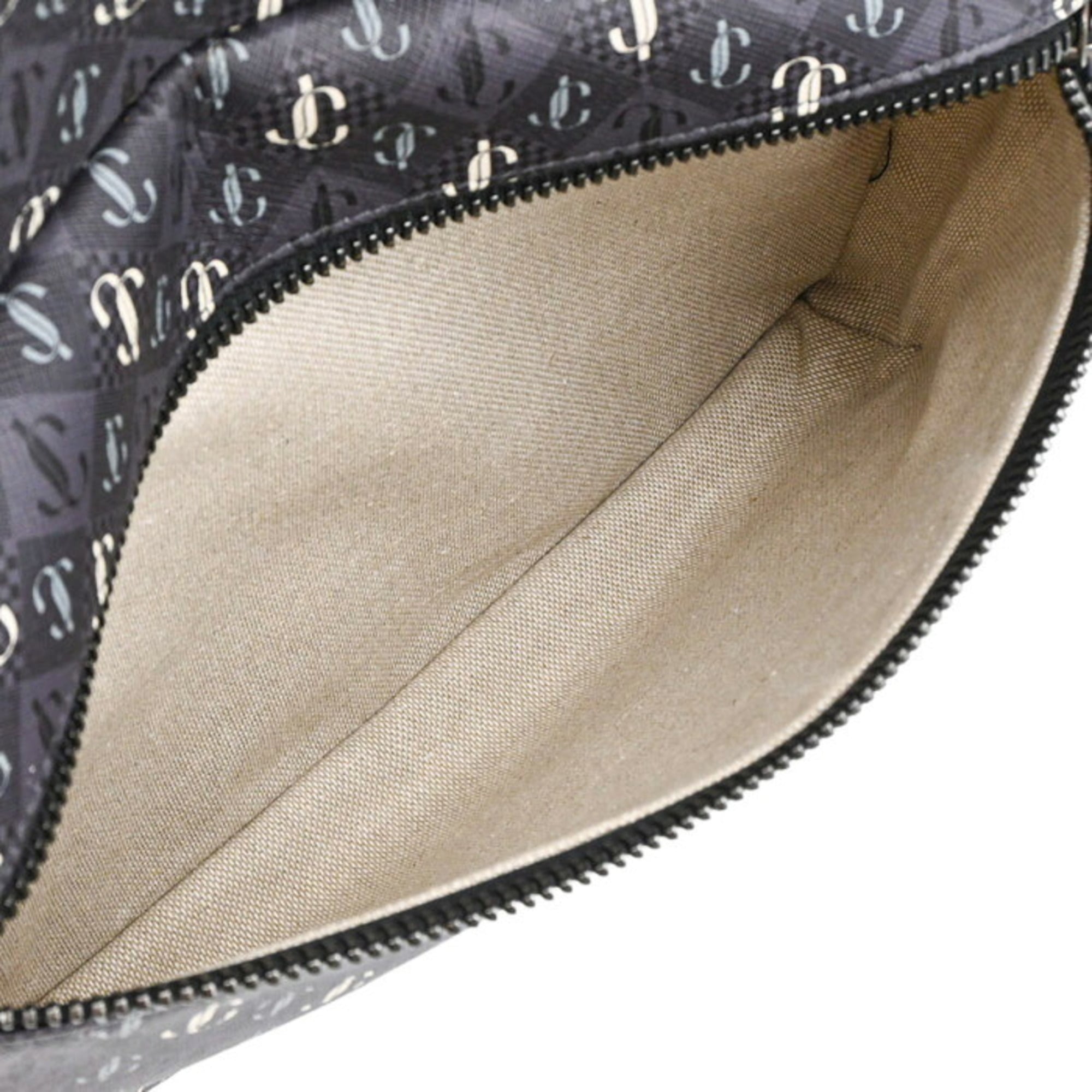 JIMMY CHOO WILMER XPO Backpack JC Monogram Grey Sage Men's Women's J000161023001 — Like New