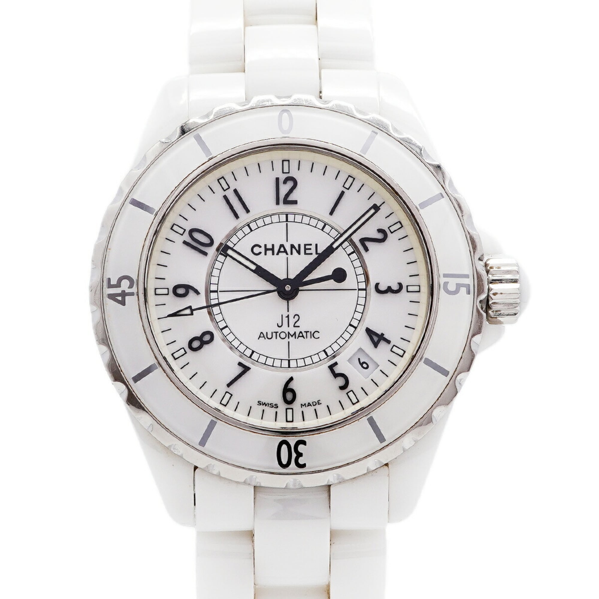 Chanel J12 H0970 White Dial Men's Watch — Good