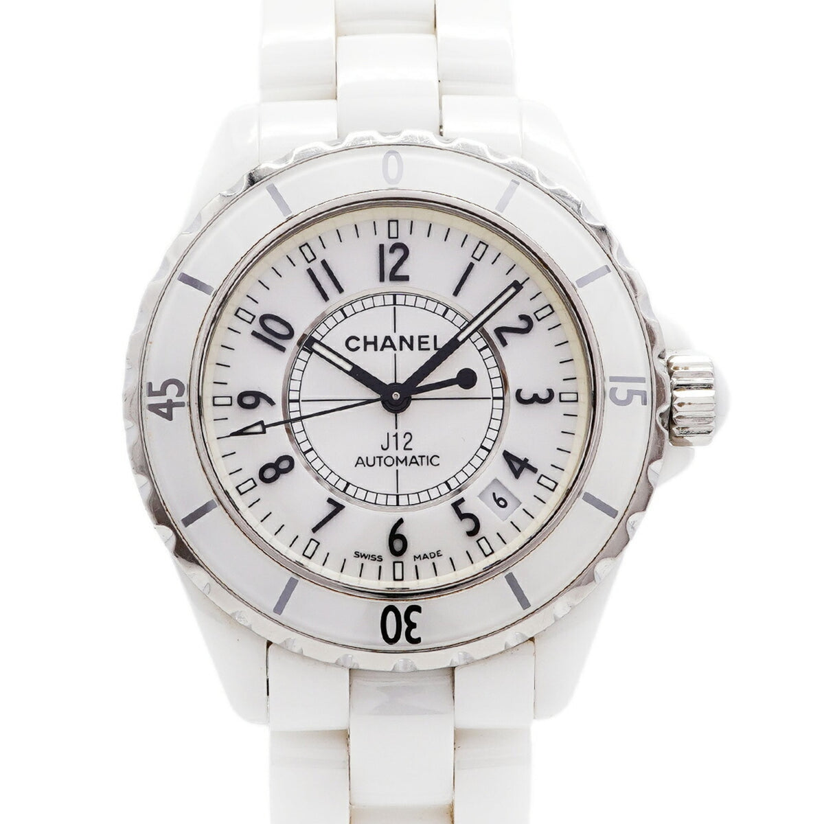 Chanel J12 H0970 White Dial Men's Watch — Good