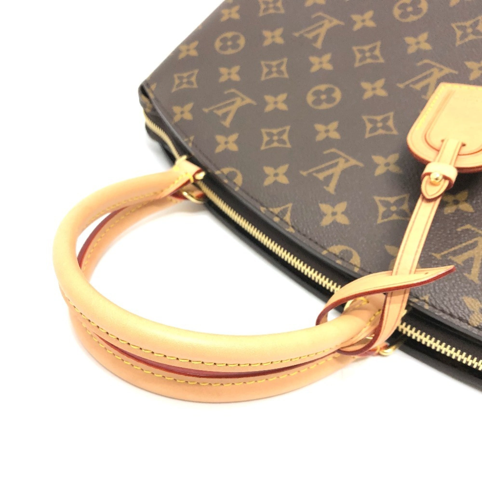 LOUIS VUITTON M45898 Grand Palais MM 2-Way Bag, Monogram Canvas, Brown, Like New — Like New
