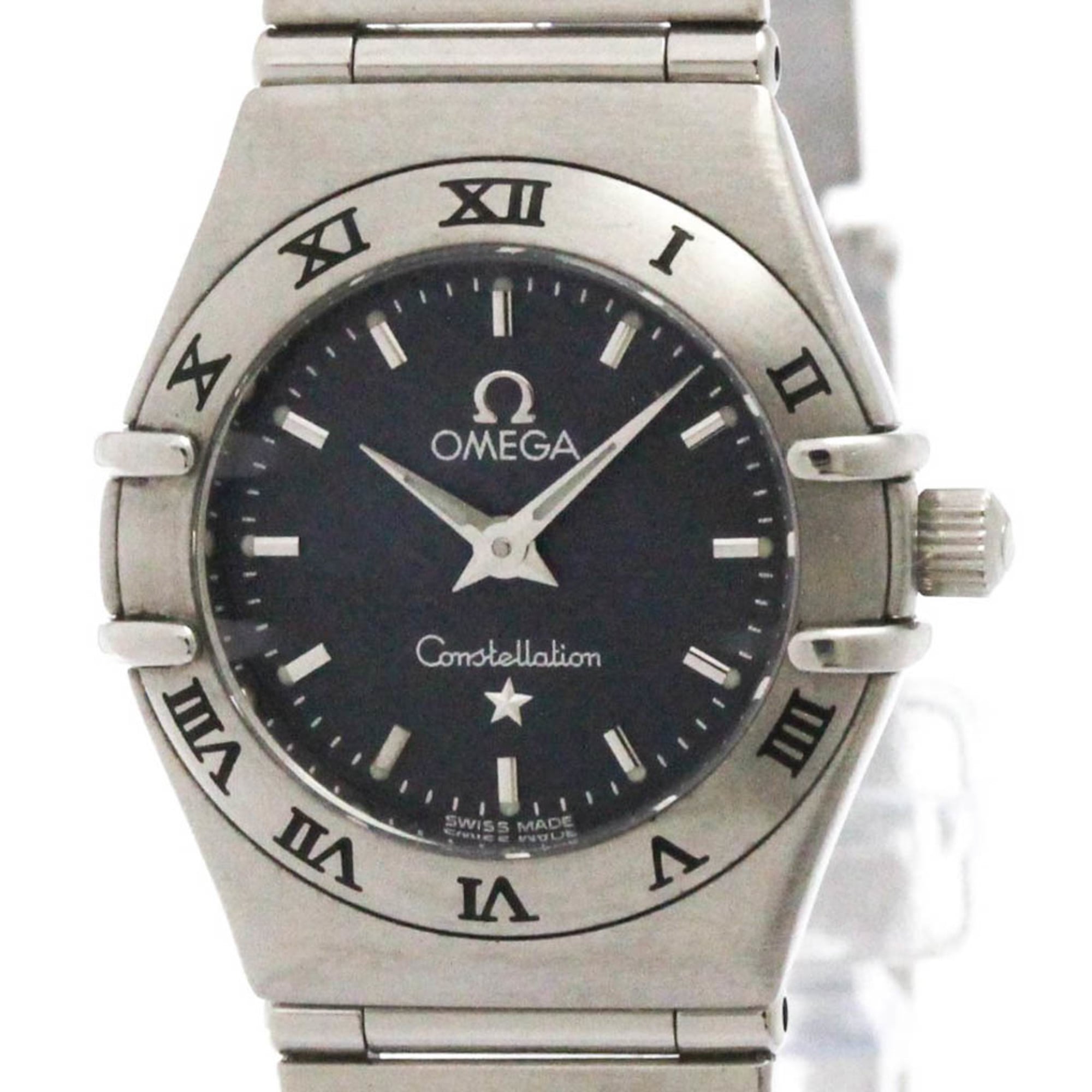OMEGA Constellation Steel Quartz Ladies Watch 1572.40 Polished — Very Good