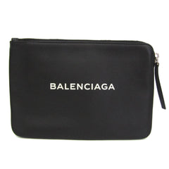 Balenciaga Everyday Pouch M 492465 Women,Men Leather Clutch Bag,Pouch Black — Like New