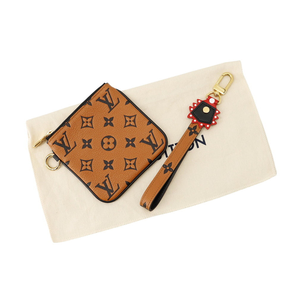 Louis Vuitton handbag pouch Monogram Empreinte Pochette Trio LV Crafty M69516 LOUIS VUITTON Black — Like New