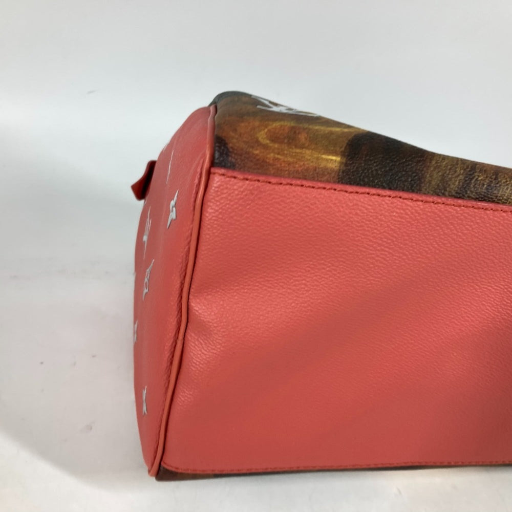 LOUIS VUITTON Louis Vuitton M43372 Masters Collection Speedy 30 Mona Lisa Boston Bag Handbag Leather Pink Similar G-241210-24 — Like New