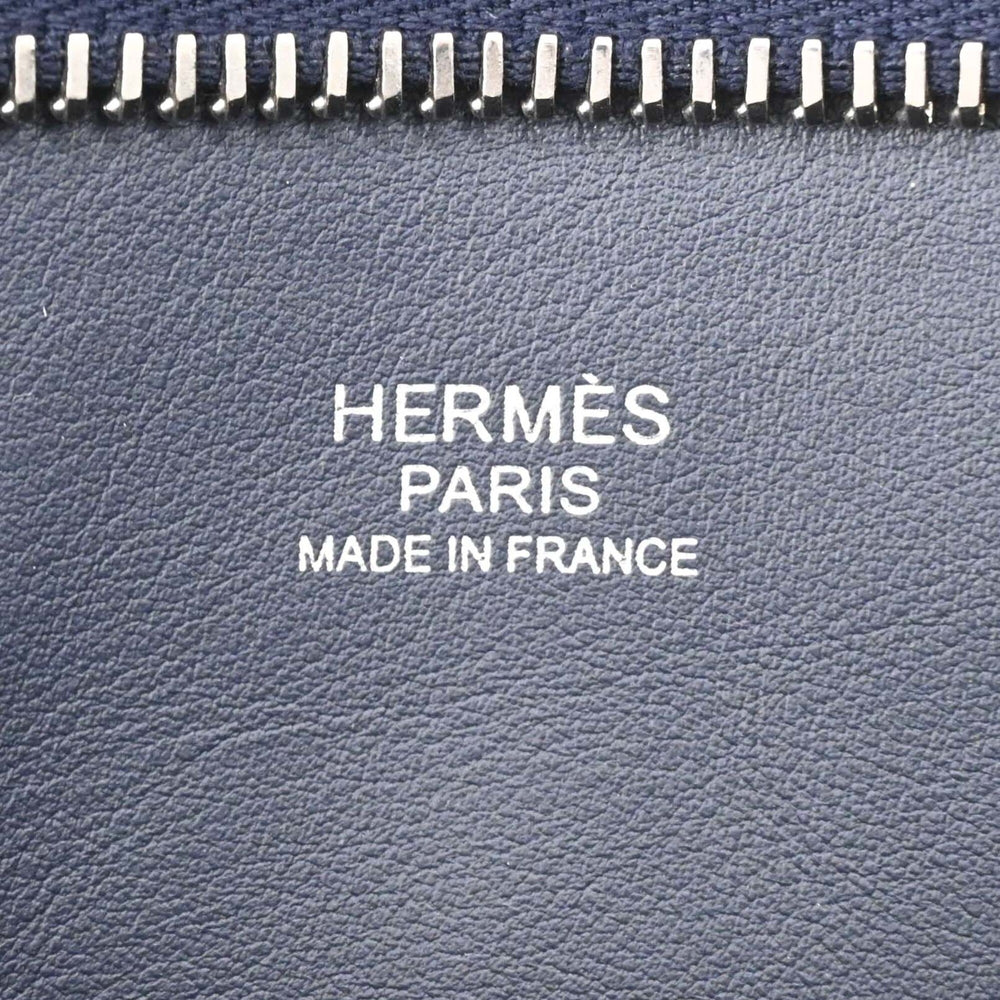HERMES Ultra Pla 24 Cross Evercolor Body Bag, Navy, Z Stamp — Like New