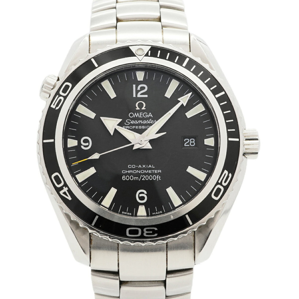 Omega Seamaster 600 Planet Ocean 2200.50 Black Dial Men's Watch — Good