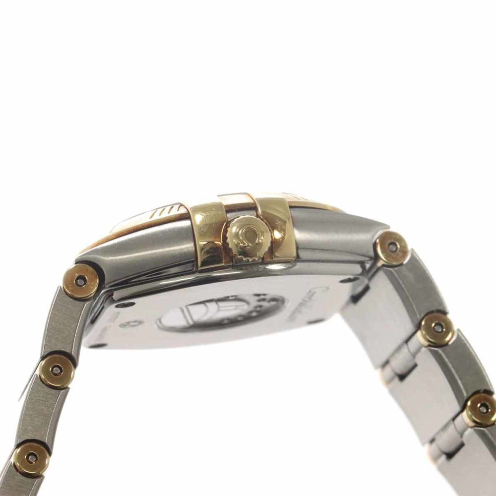 Omega Constellation Brushed Two-Tone 123 20 24 60 02 002 Women's Watch Silver 18K Yellow Gold Quartz — Very Good