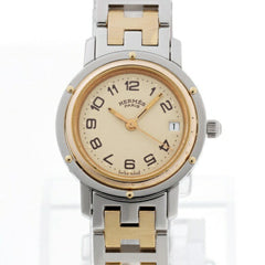 Hermes Clipper CL3.240.130.3-22 Beige Quartz Watch — Good