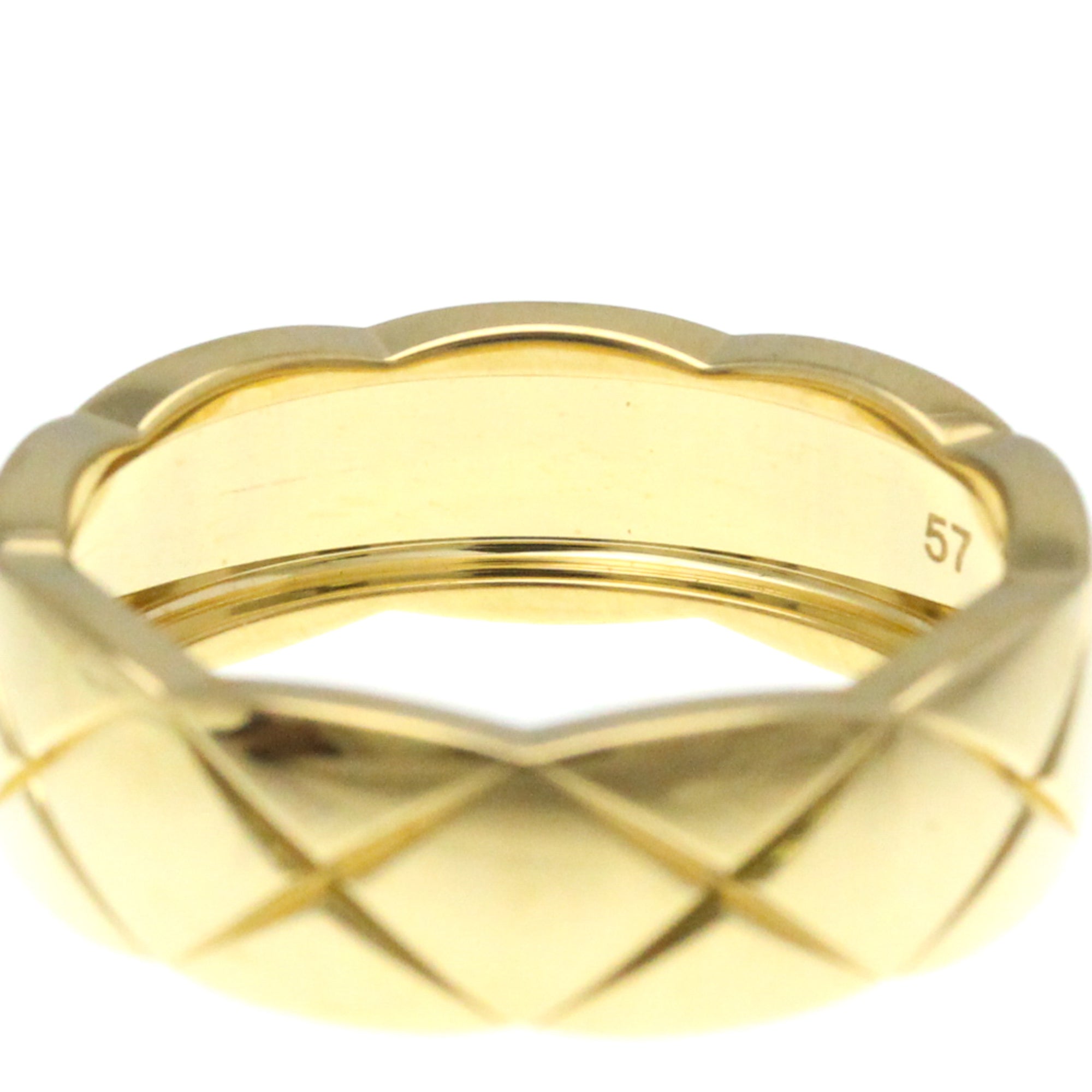 Chanel Coco Crush Ring Medium Size Yellow Gold (18K) Fashion No Stone Band Ring Gold