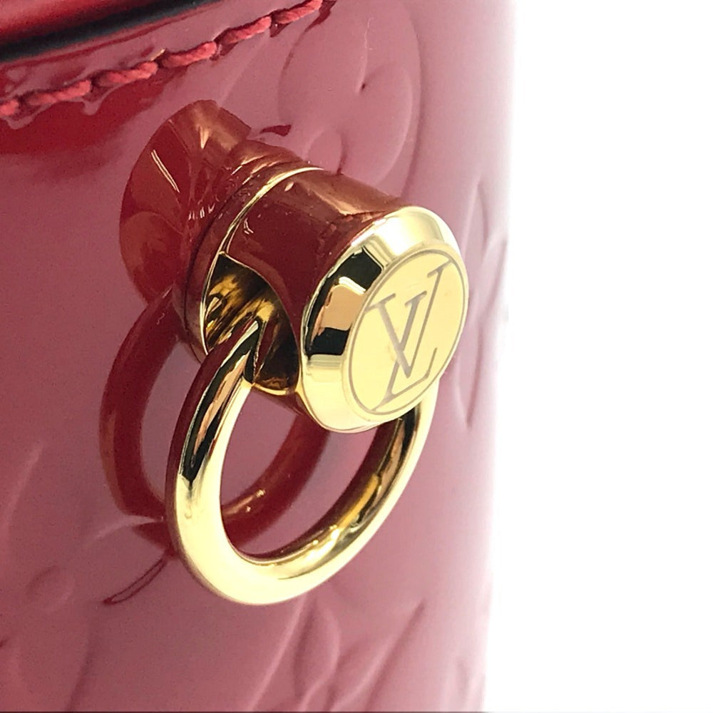 LOUIS VUITTON M53998 Monogram Vernis Cannes PM Handbag Patent Leather Women's Rouge Red — New - Store Return