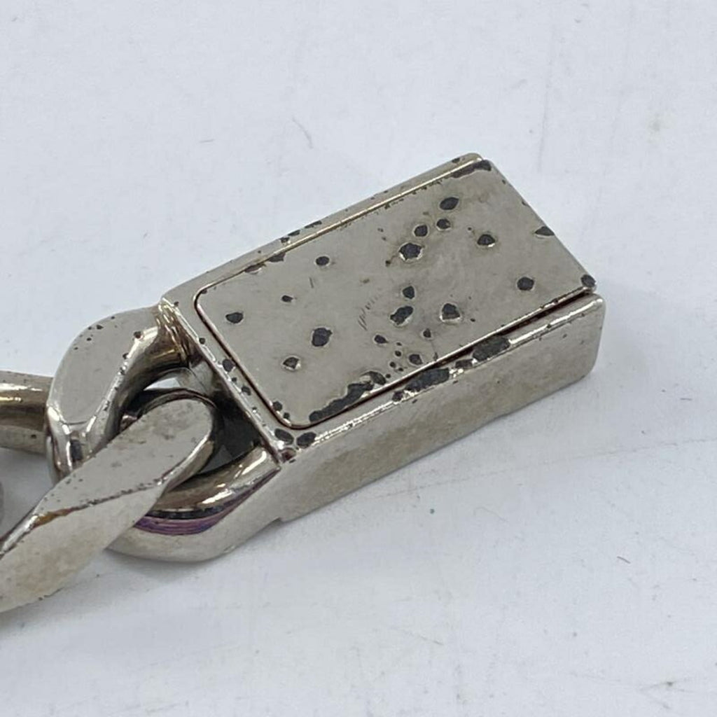 LOUIS VUITTON Chain Bracelet M62486 Monogram Silver Louis Vuitton