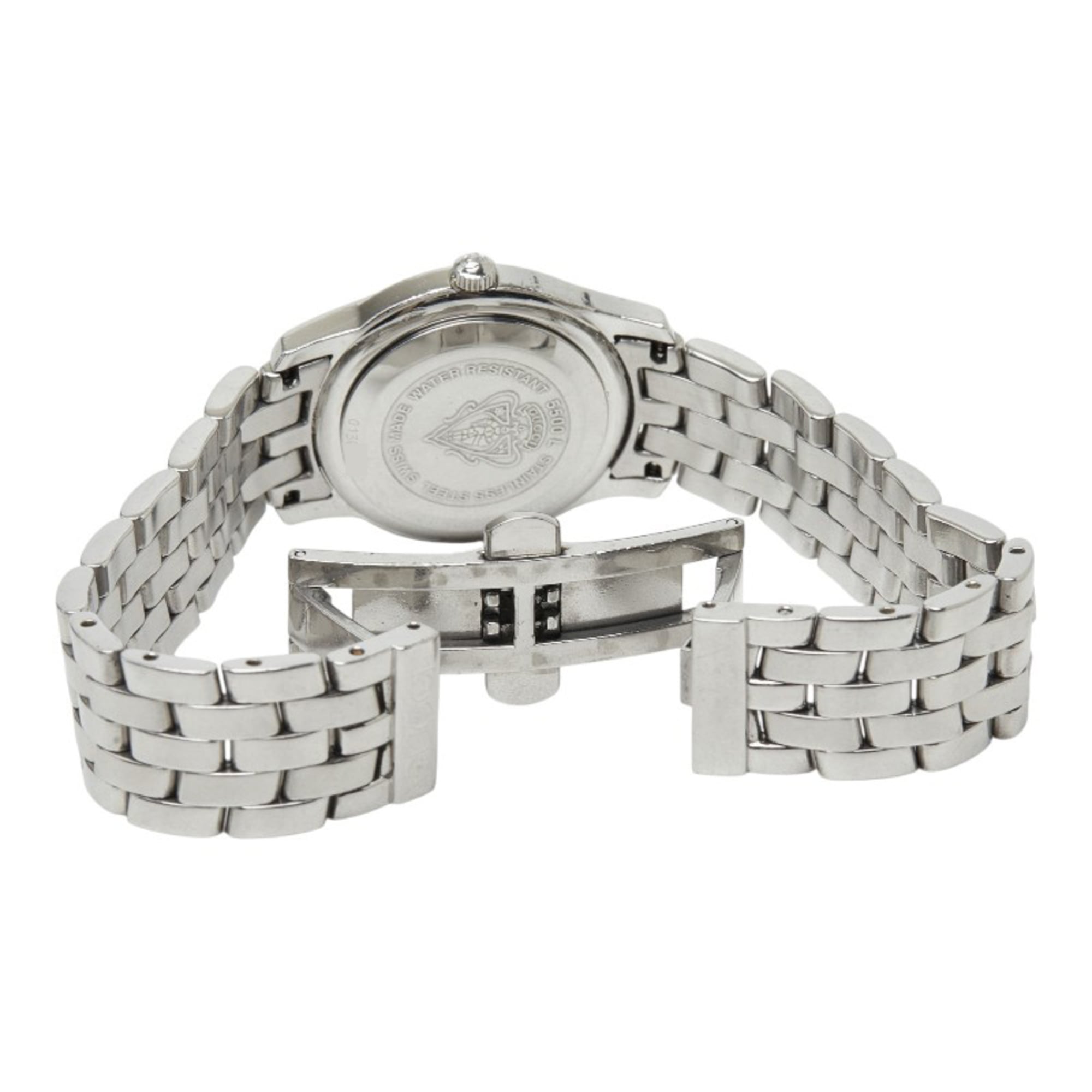 Gucci 5500L Quartz Watch, Black Dial, Stainless Steel, Women's Watch — Good