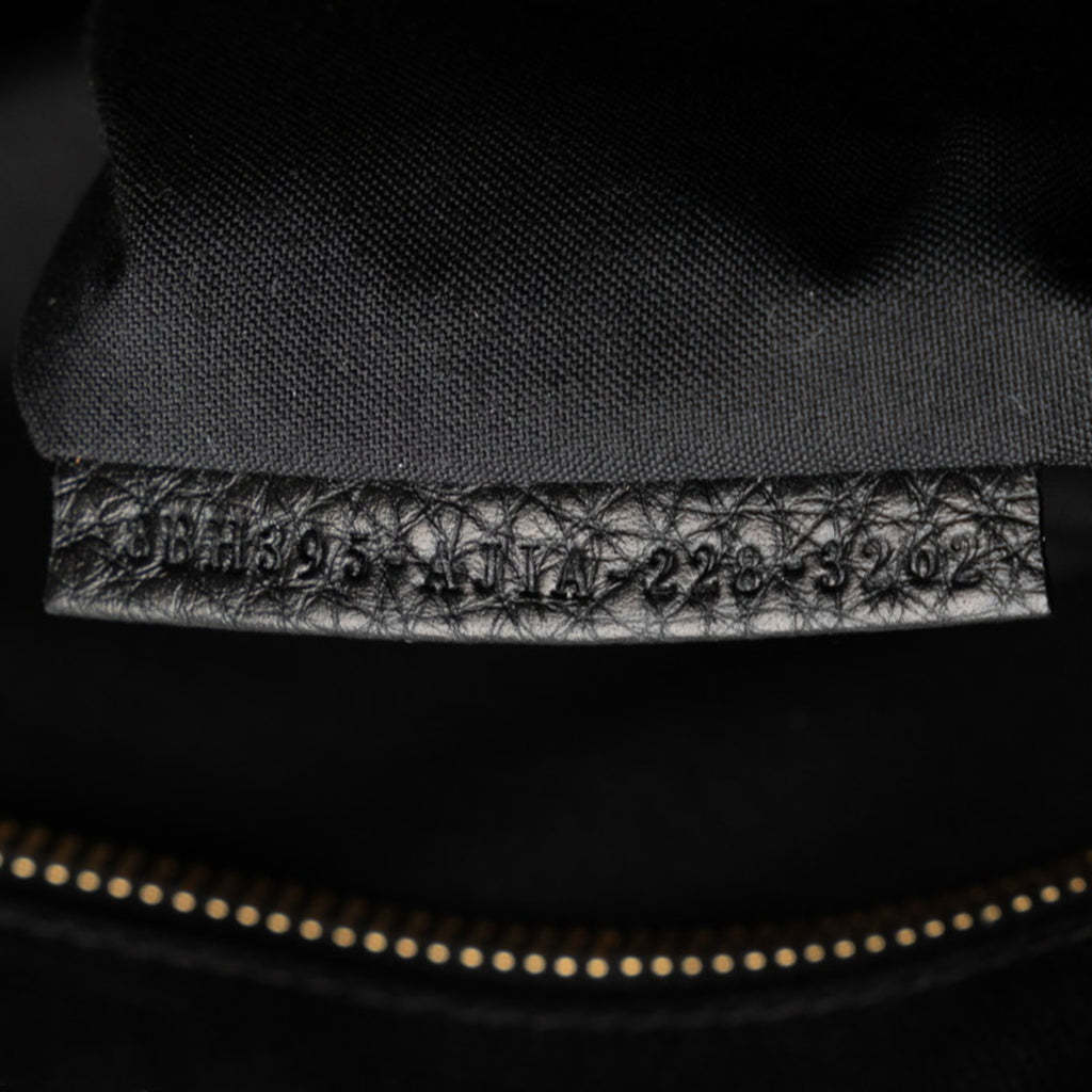 FENDACE La Medusa Tote Bag Shoulder 8BH395 Black Canvas Women's FENDI