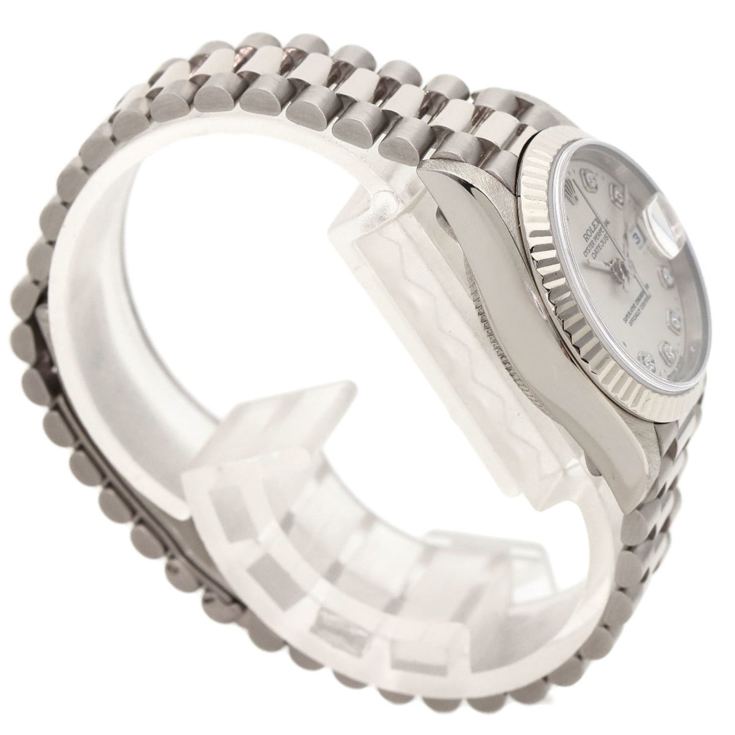 Rolex 79179G Datejust 10P Diamond Watch K18 White Gold K18WG Ladies