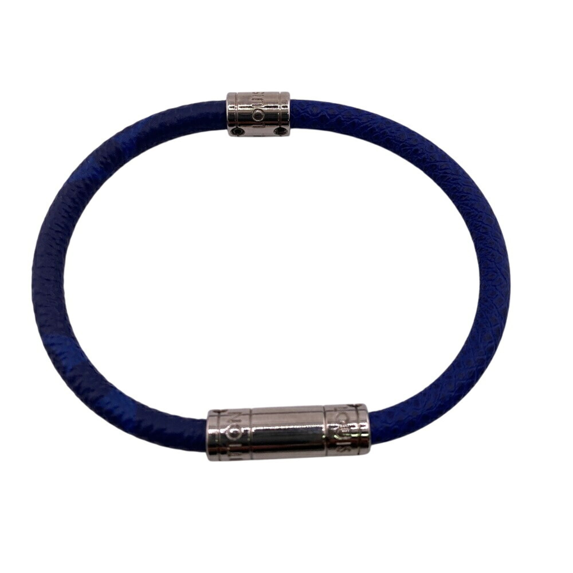 LOUIS VUITTON M6568D Neo Split Bracelet, Blue, Men's