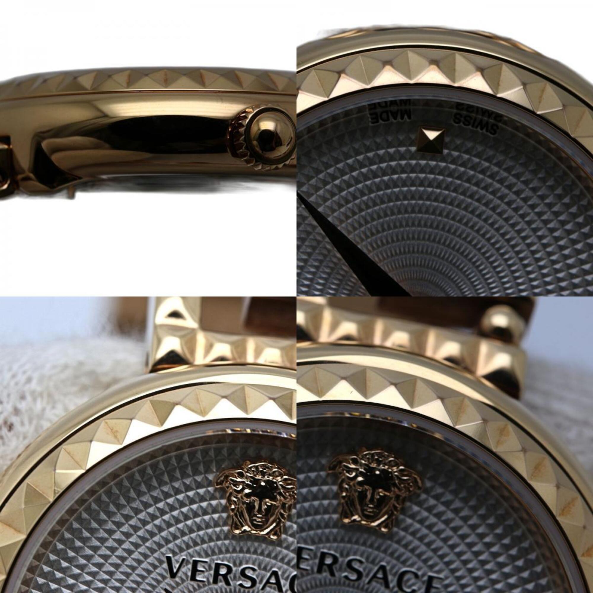 VERSACE Greca Gottes VE7A00223 Women's Watch, Gold Plated (GP) 130512 — Very Good