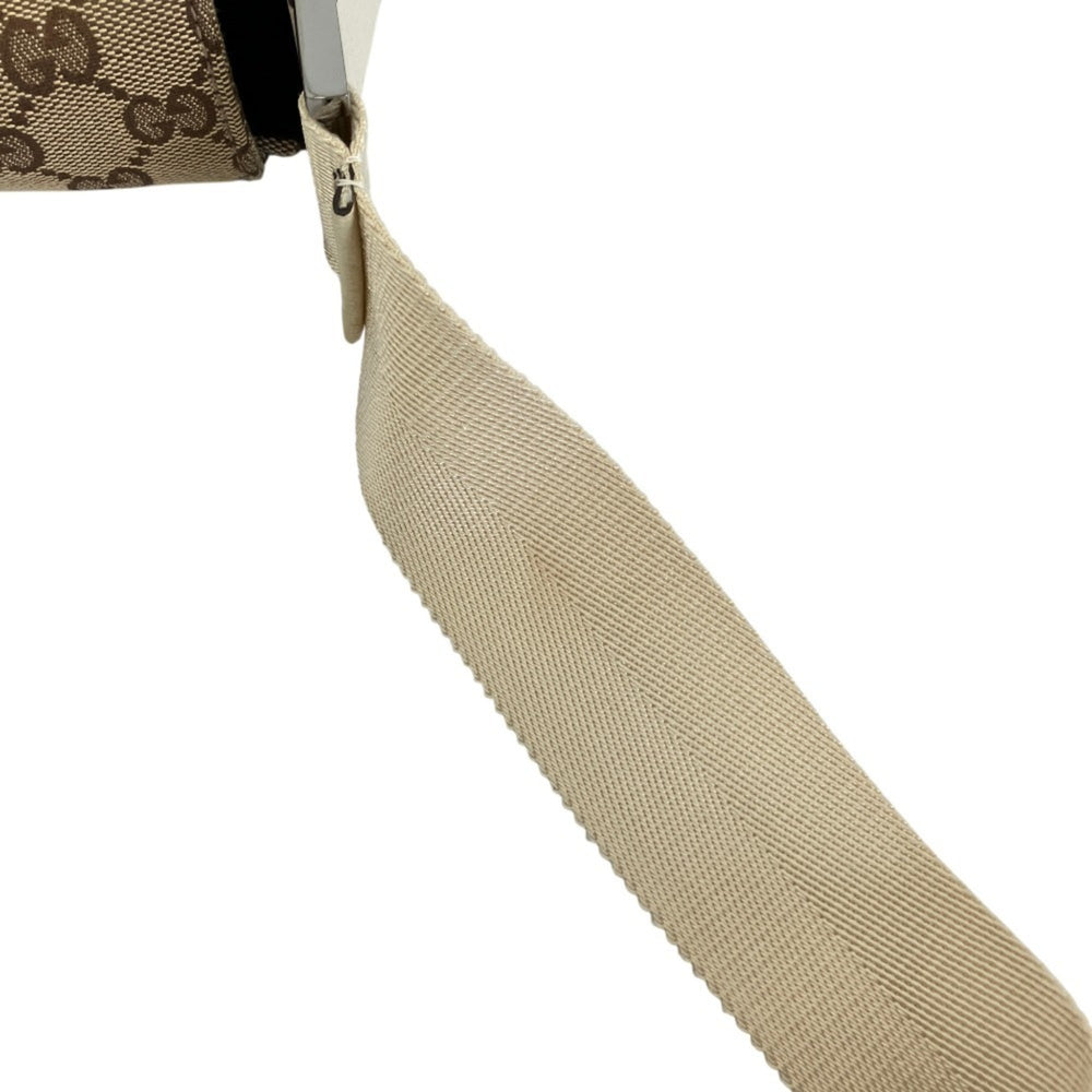 GUCCI GG Canvas Messenger Bag Shoulder 146236 Beige Men's Women's — Like New