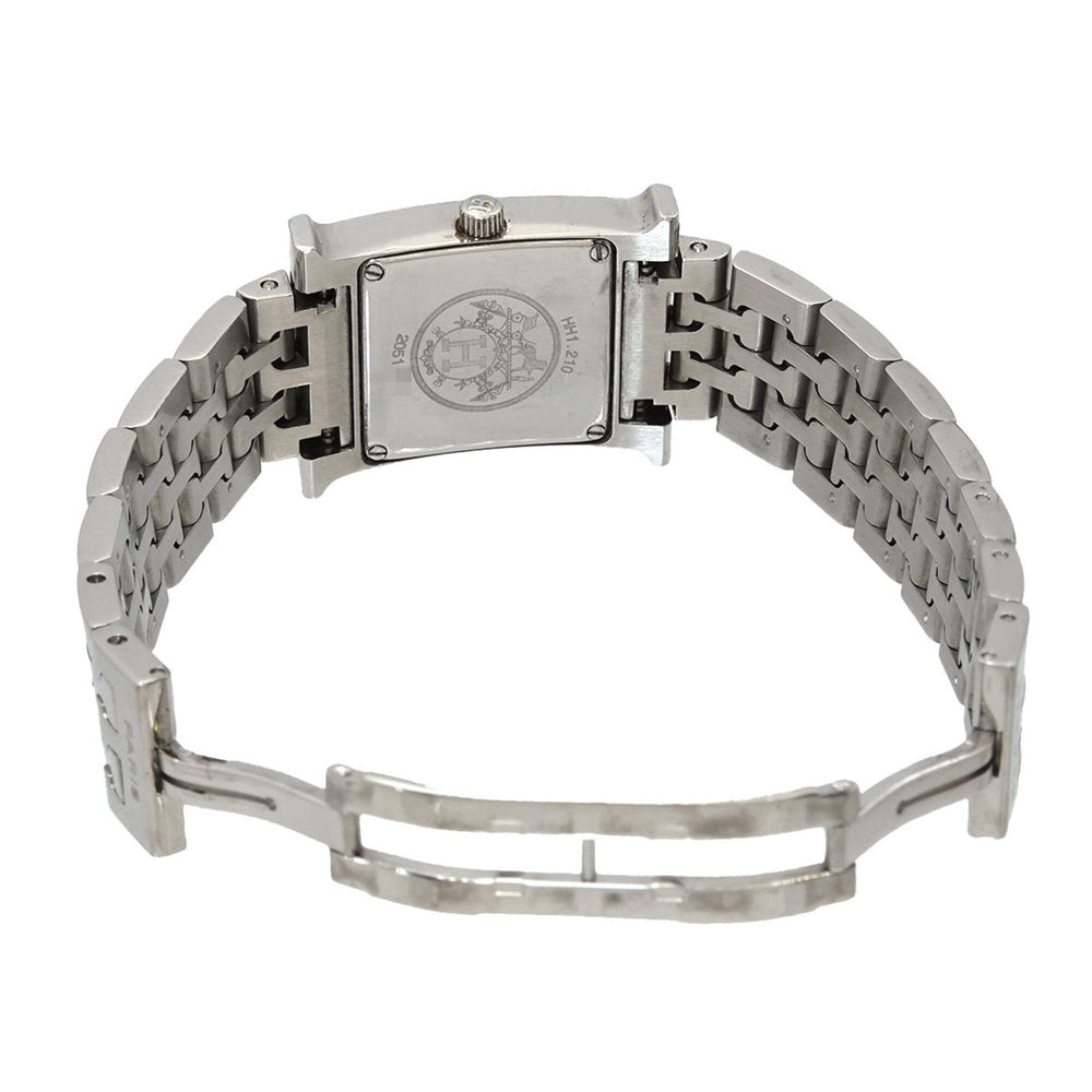 Hermes H-Watch HH1 210 Women's Watch White Gray Quartz H — Very Good