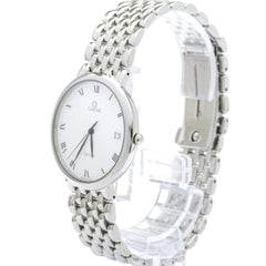 OMEGA De Ville Quartz Stainless Steel Mens Watch 7520.23 Polished — Very Good