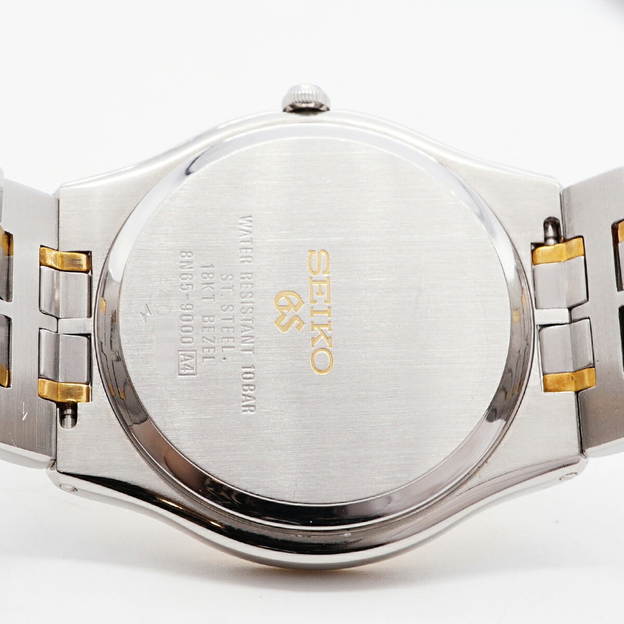 Seiko Grand SBGG002 8N65-9000 Gold Dial Men's Watch — Very Good