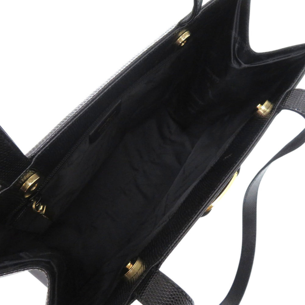 Excellent condition Salvatore Ferragamo Vara Ribbon AU 21 2530 tote bag in black leather with gold hardware. 1237