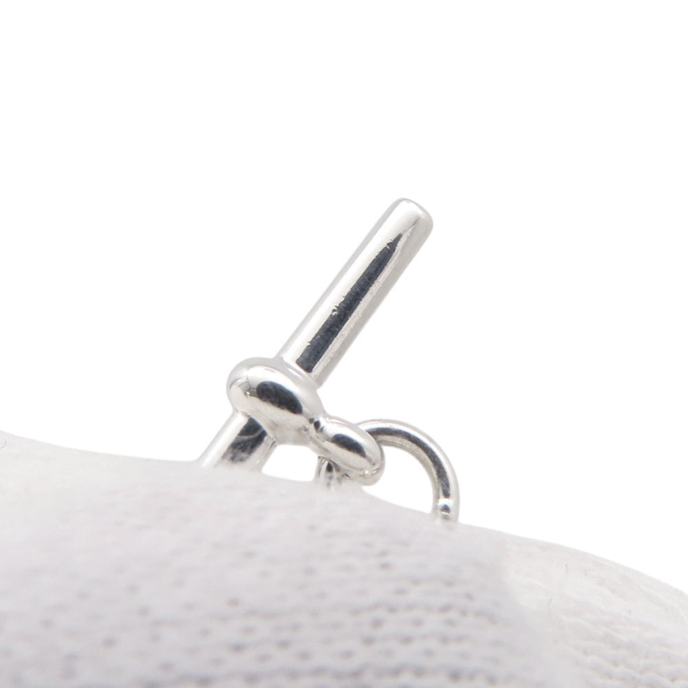 Hermes Ex-Libris PM Bracelet, SV925 Silver, 18KPG Pink Gold, Size SH. (HERMES bracelet) — Like New
