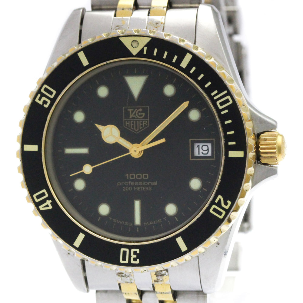 TAG HEUER 1000 Professional Gold Plated Steel Watch 980.020 — Good