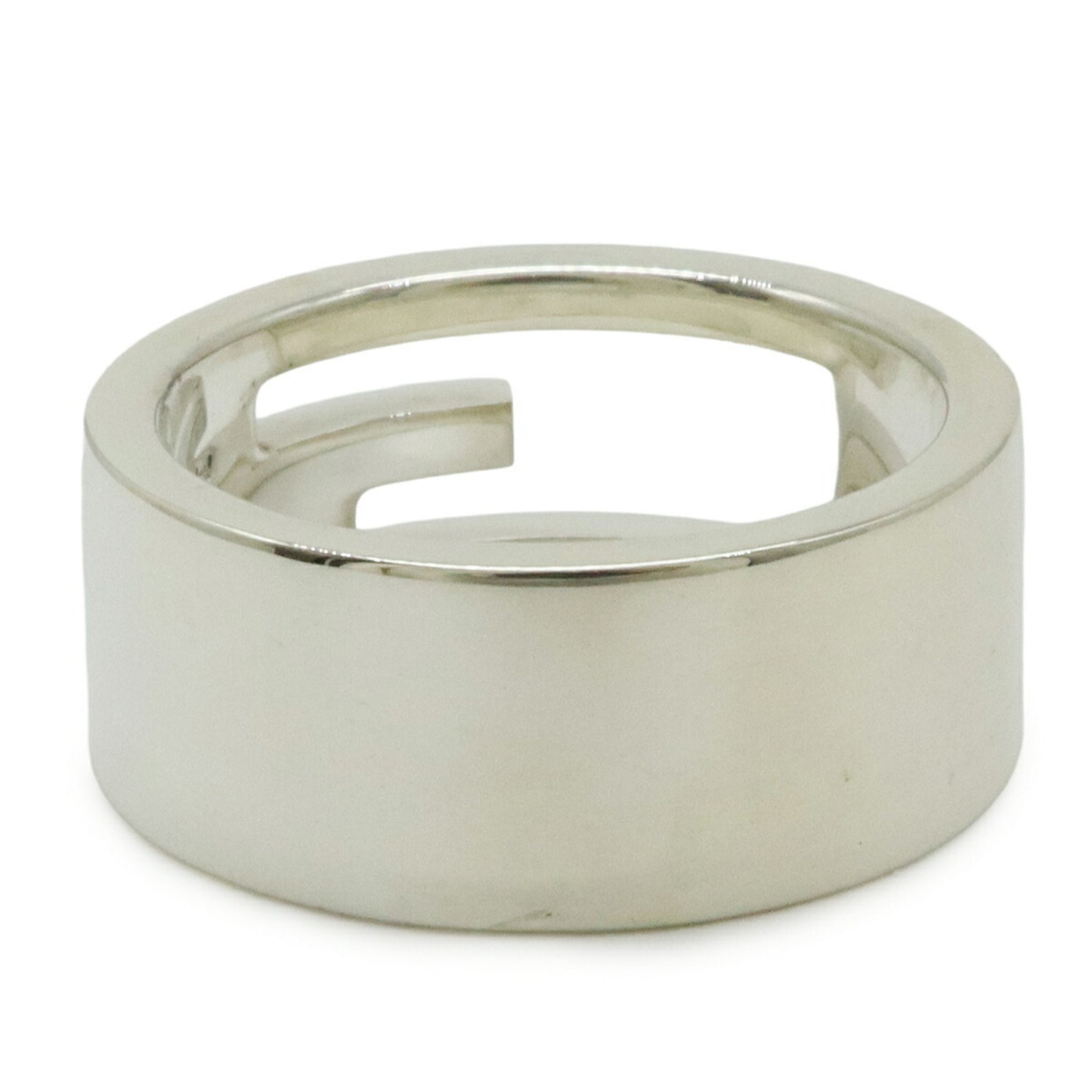 GUCCI Branded G Ring, Silver (Ag925, SV925), #11, Japanese Size (Approx. 10.5)