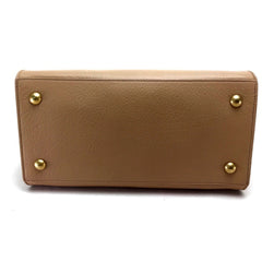 SAINT LAURENT Saint Laurent Paris 368229 Muse Toe Handbag Shoulder Bag Leather Women's Beige — Like New