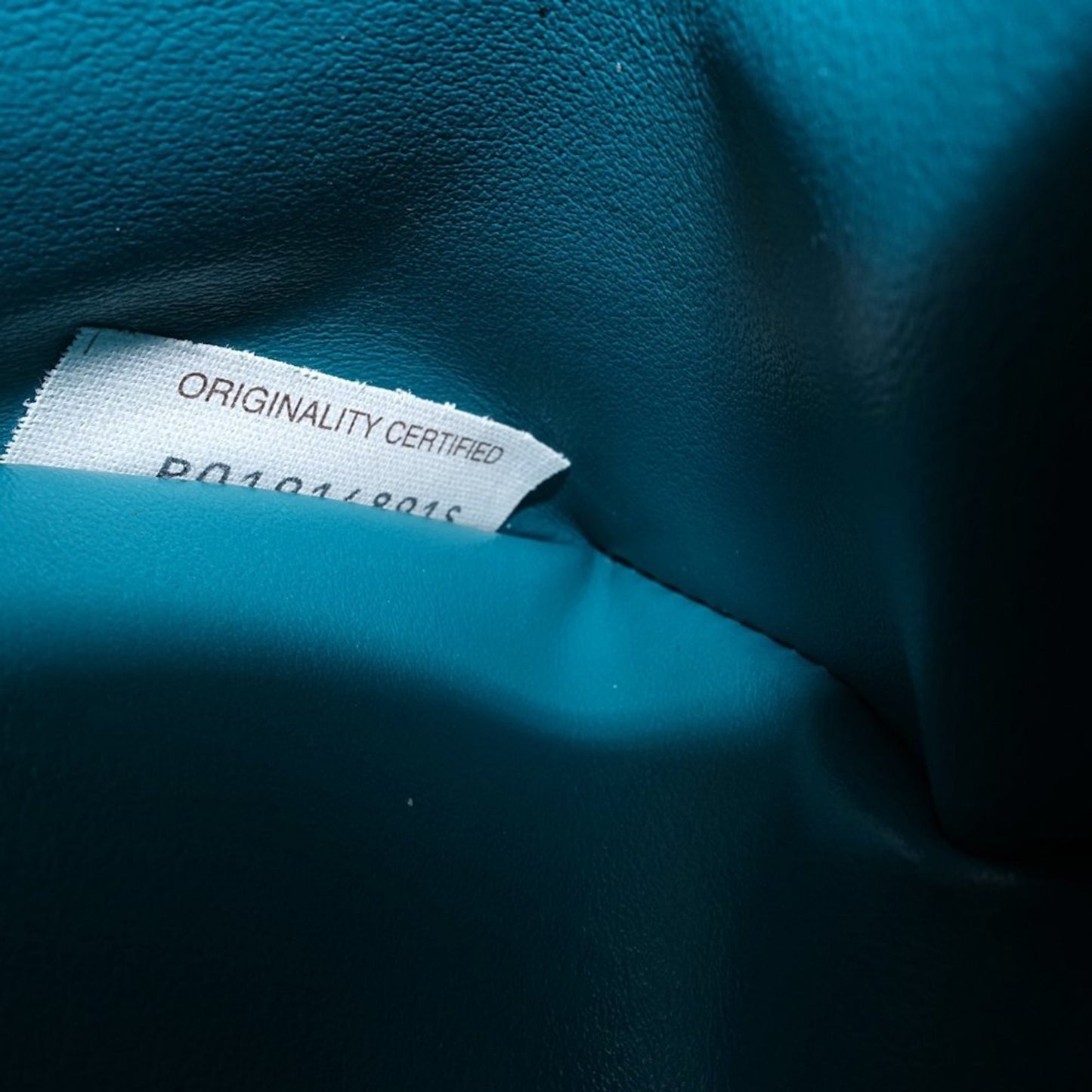 BOTTEGA VENETA Women's Intrecciato Lambskin Turquoise Bifold Wallet 188608