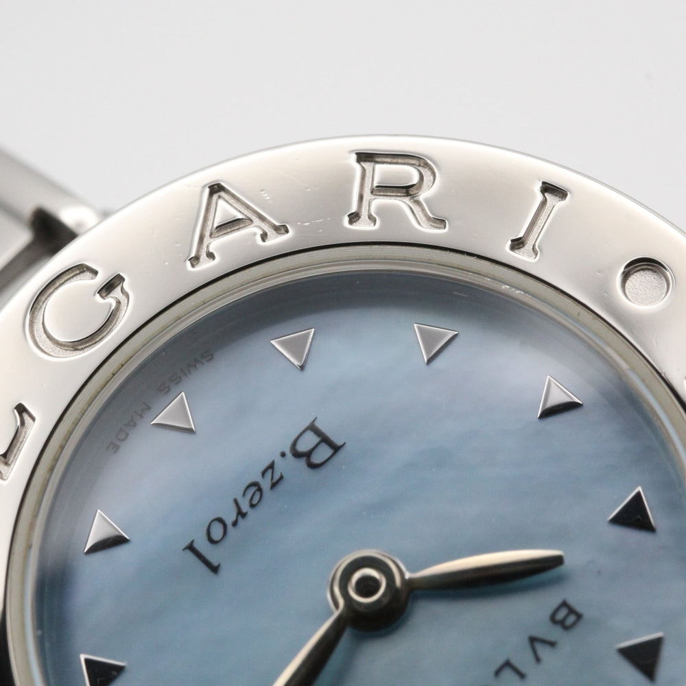 Bulgari BVLGARI B-zero1 Watch, Stainless Steel, Women's, Blue Tone, Shell, BZ22S — Very Good